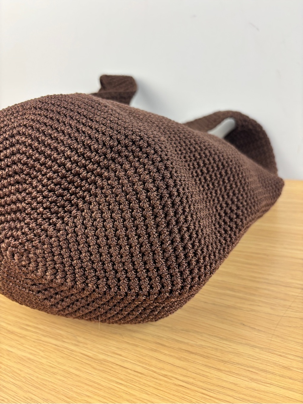 The Sak 120 Crochet Hobo Bucket Bag in Dark Brown LIKE NEW! - Picture 10 of 11